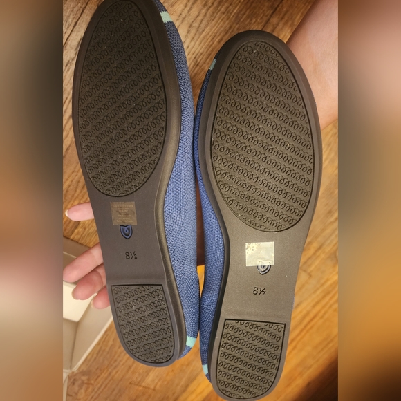 Rothy's Blue Neon Striped Flat - Picture 5 of 7